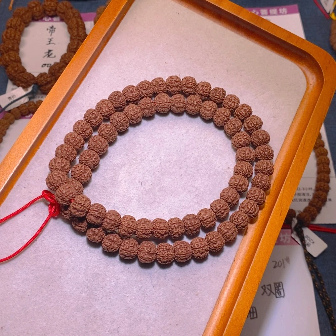 手串金刚菩提平细双圈10+