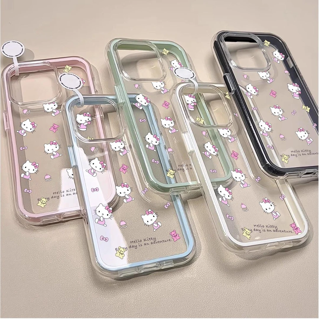 可爱kt适用苹果16pro凯蒂猫iPhone15/14手机壳vivo华为oppo小米13