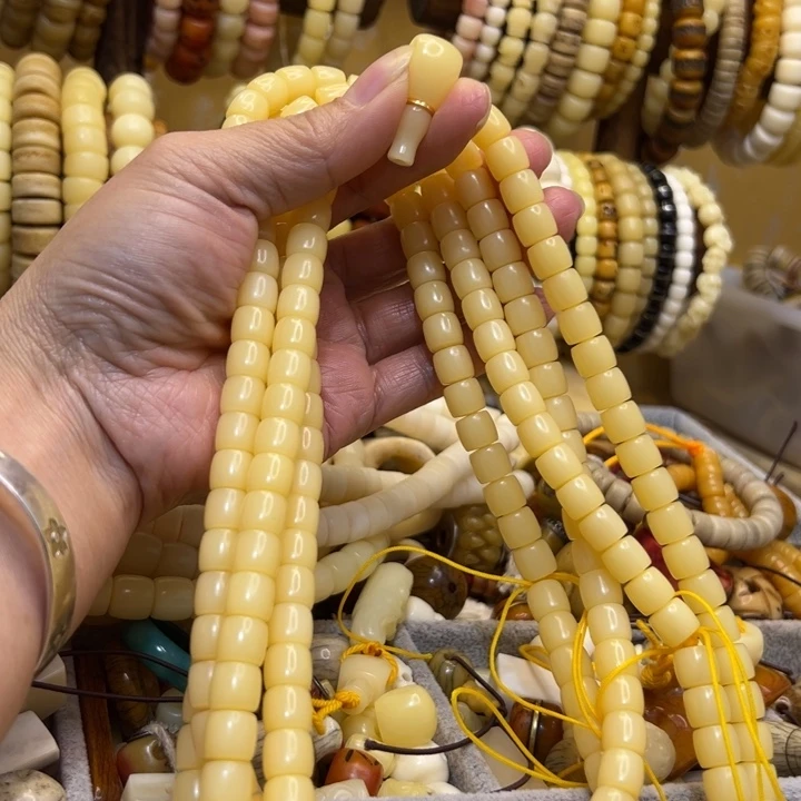 驼骨手串/手链直径9直切微倒角