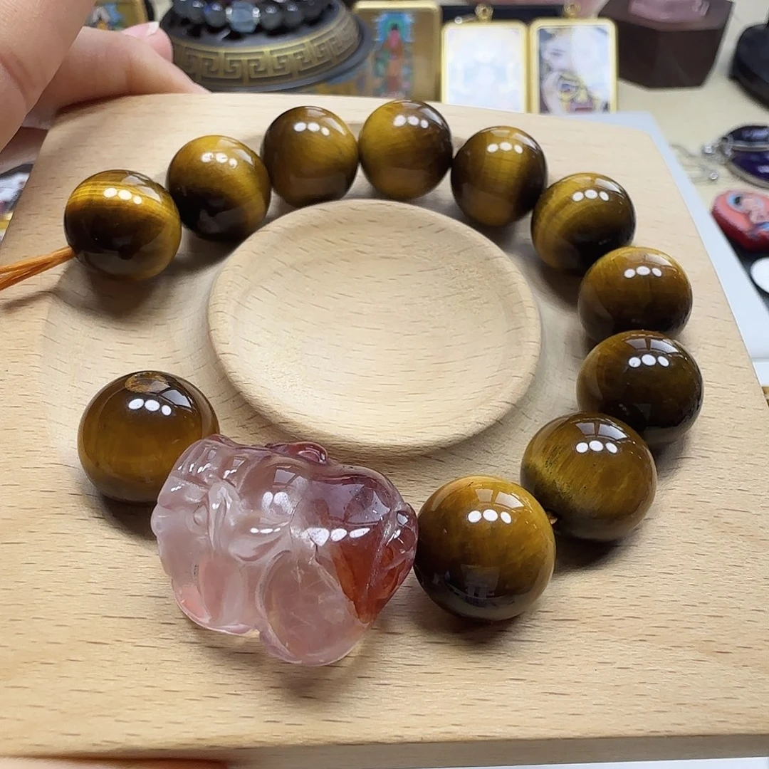 水晶手链未镶嵌霞****询虎眼