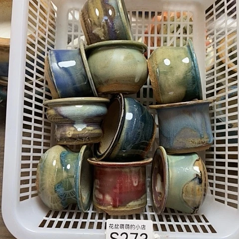 紫砂花盆273微瑕品口径5到5.5左右有打磨