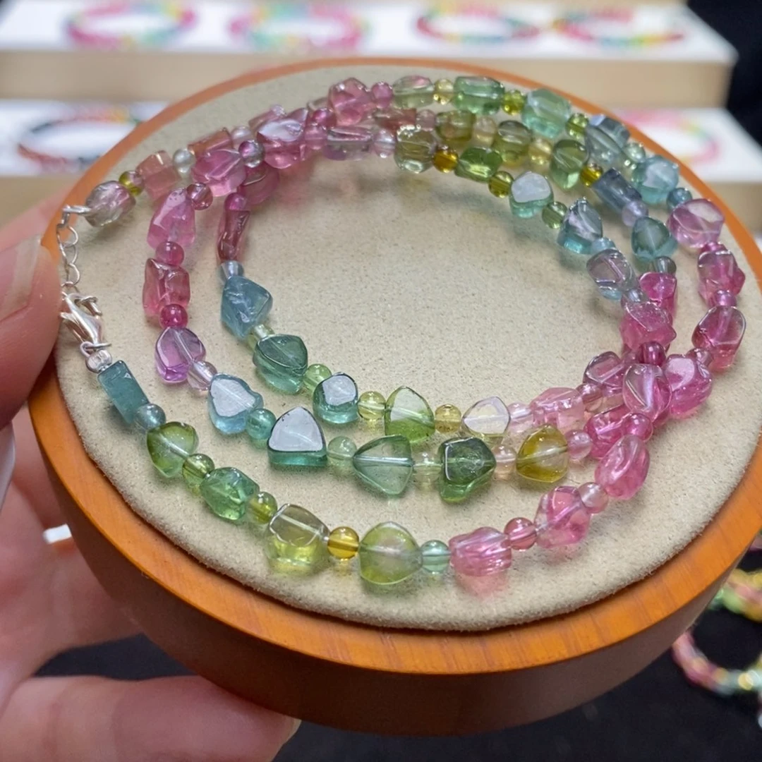 【闪购商品】碧玺手串未镶嵌两天看货期