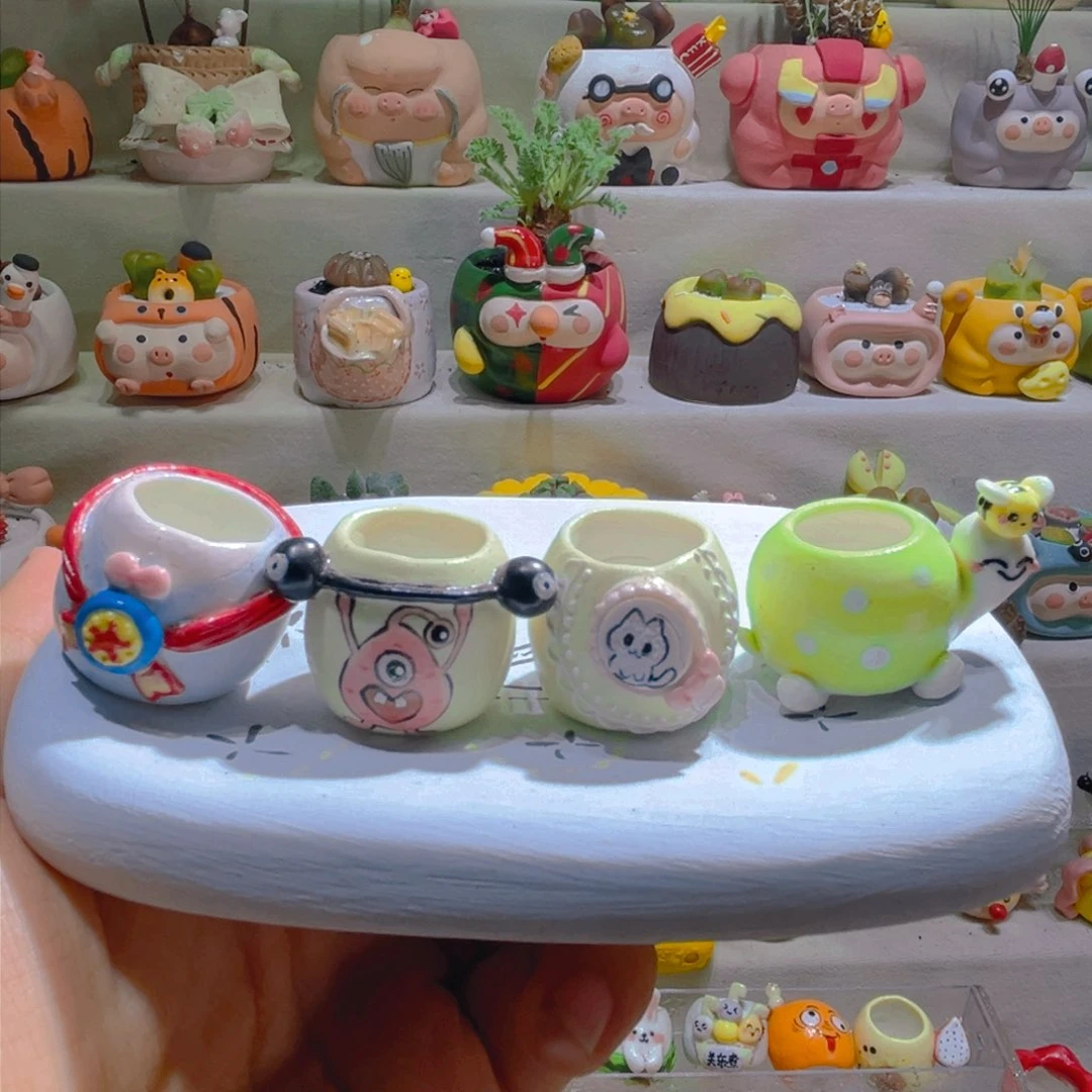 046纯手工制作重工盆盆25一个