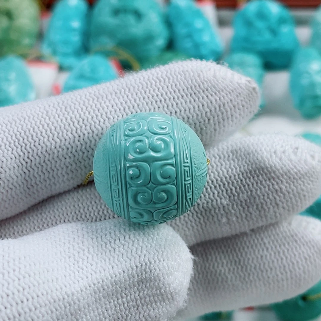 未镶嵌绿松石车挂