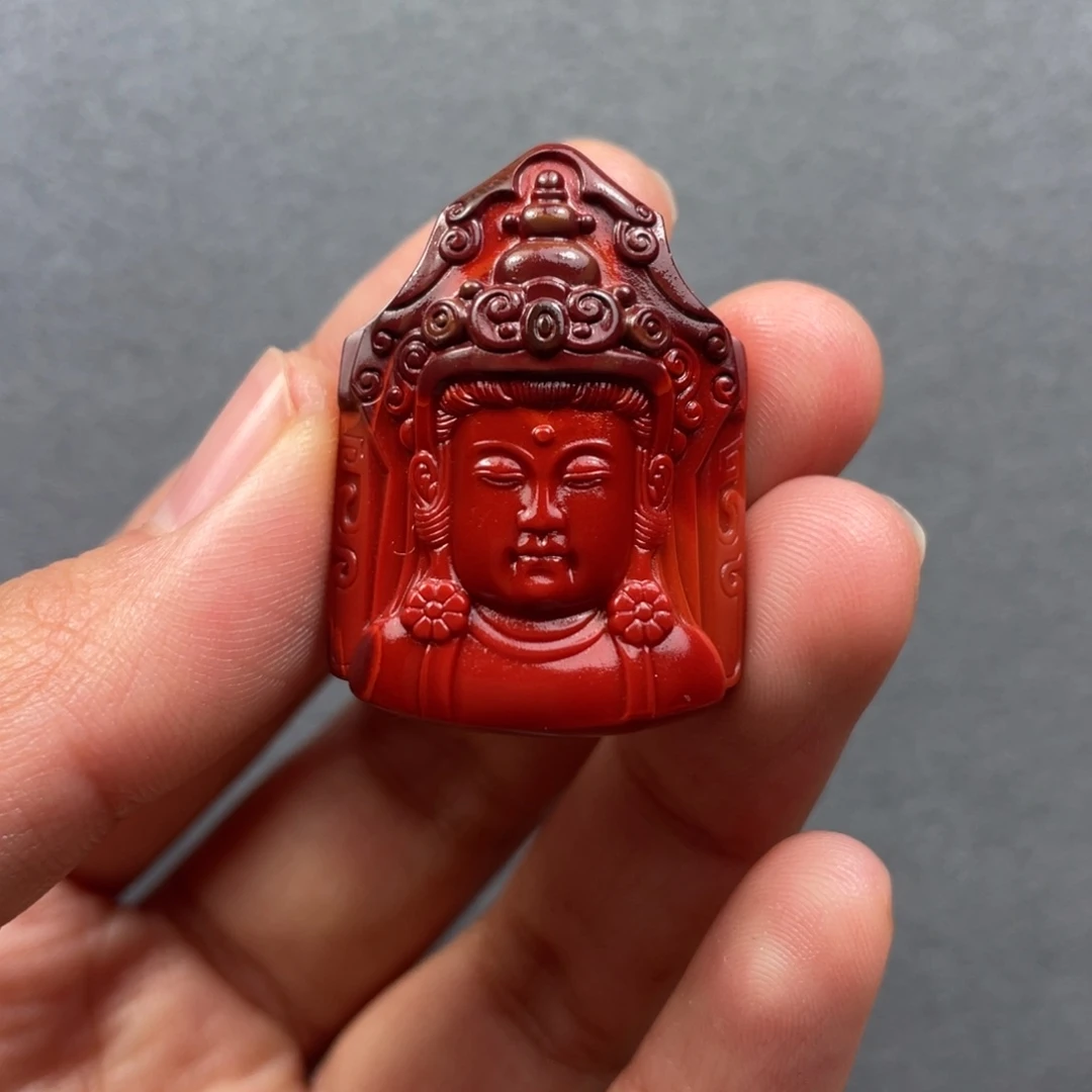南红玛瑙未镶嵌配饰观音