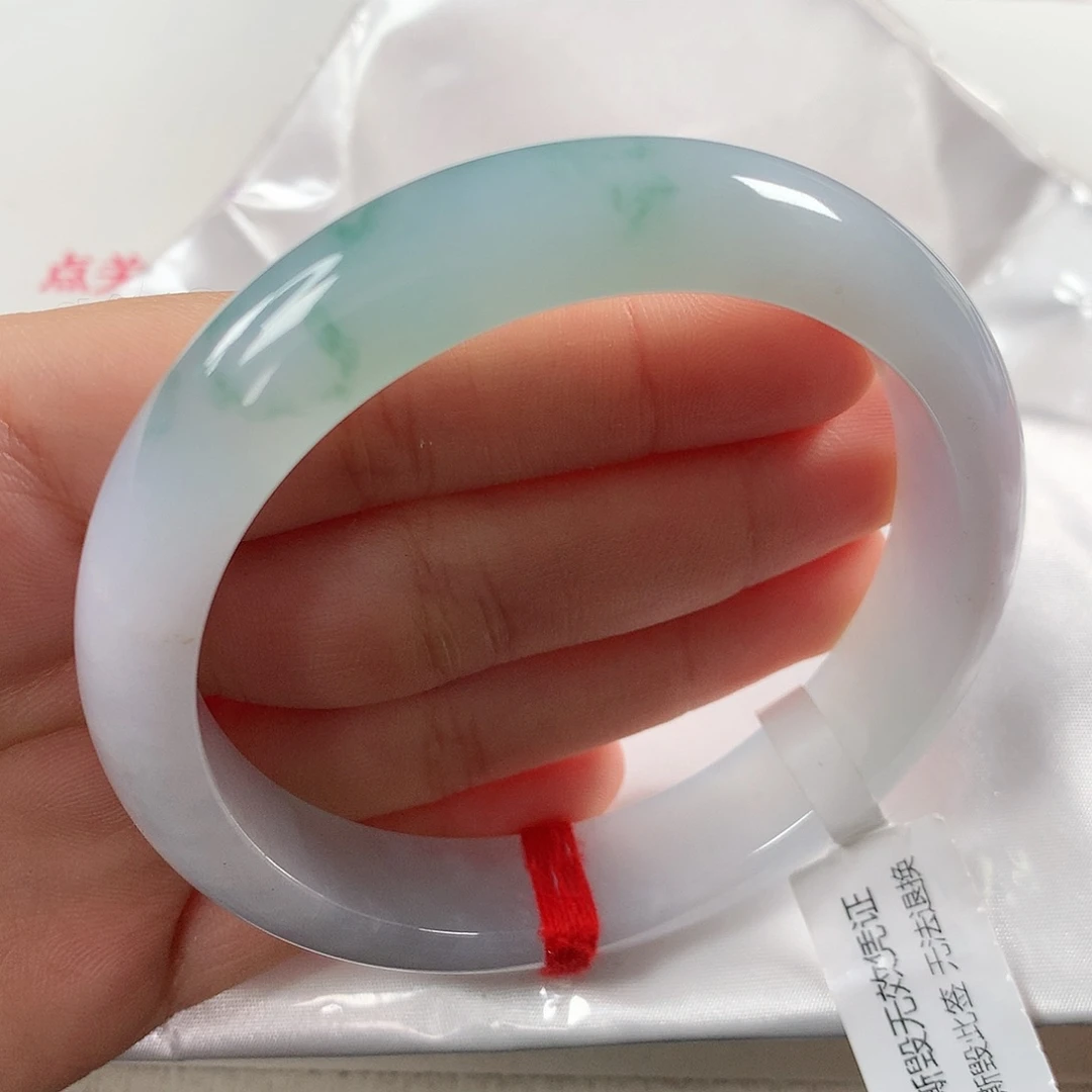 翡翠手镯未镶嵌6061 正圈①⑧①