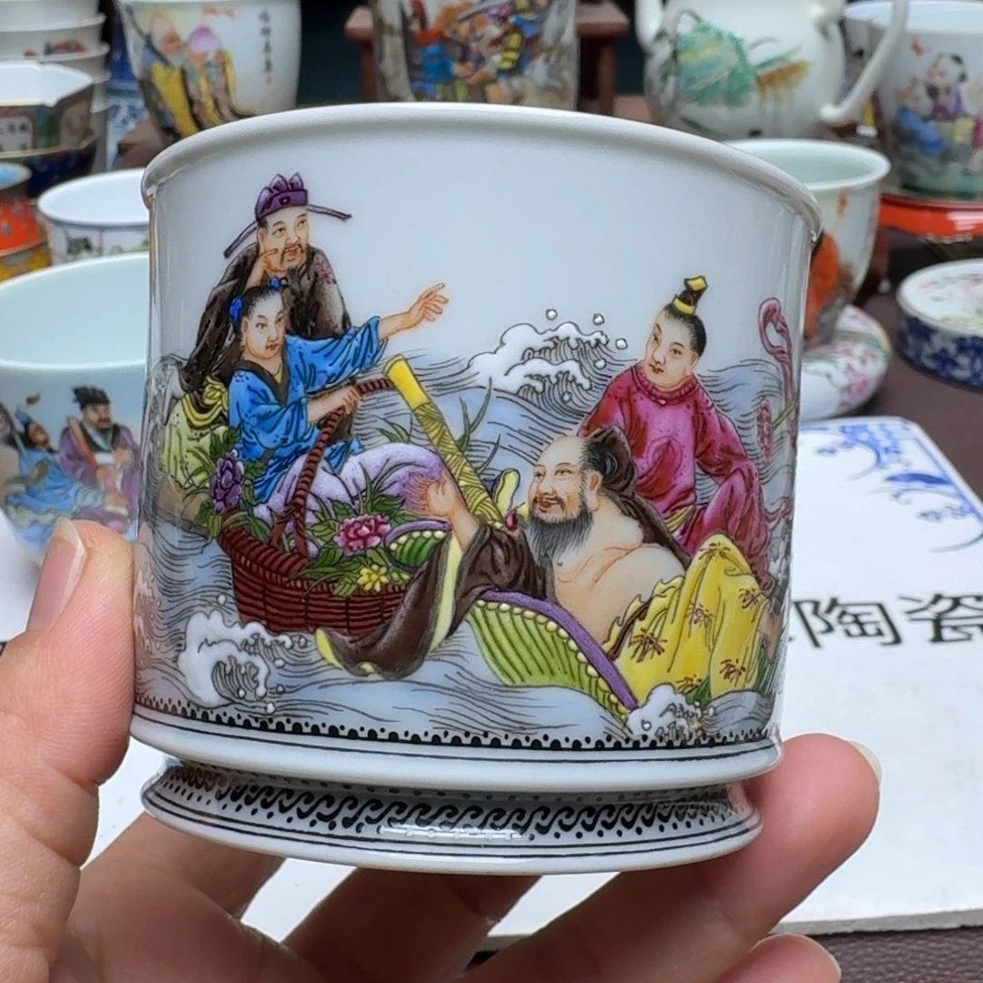 景德镇手工手绘展示