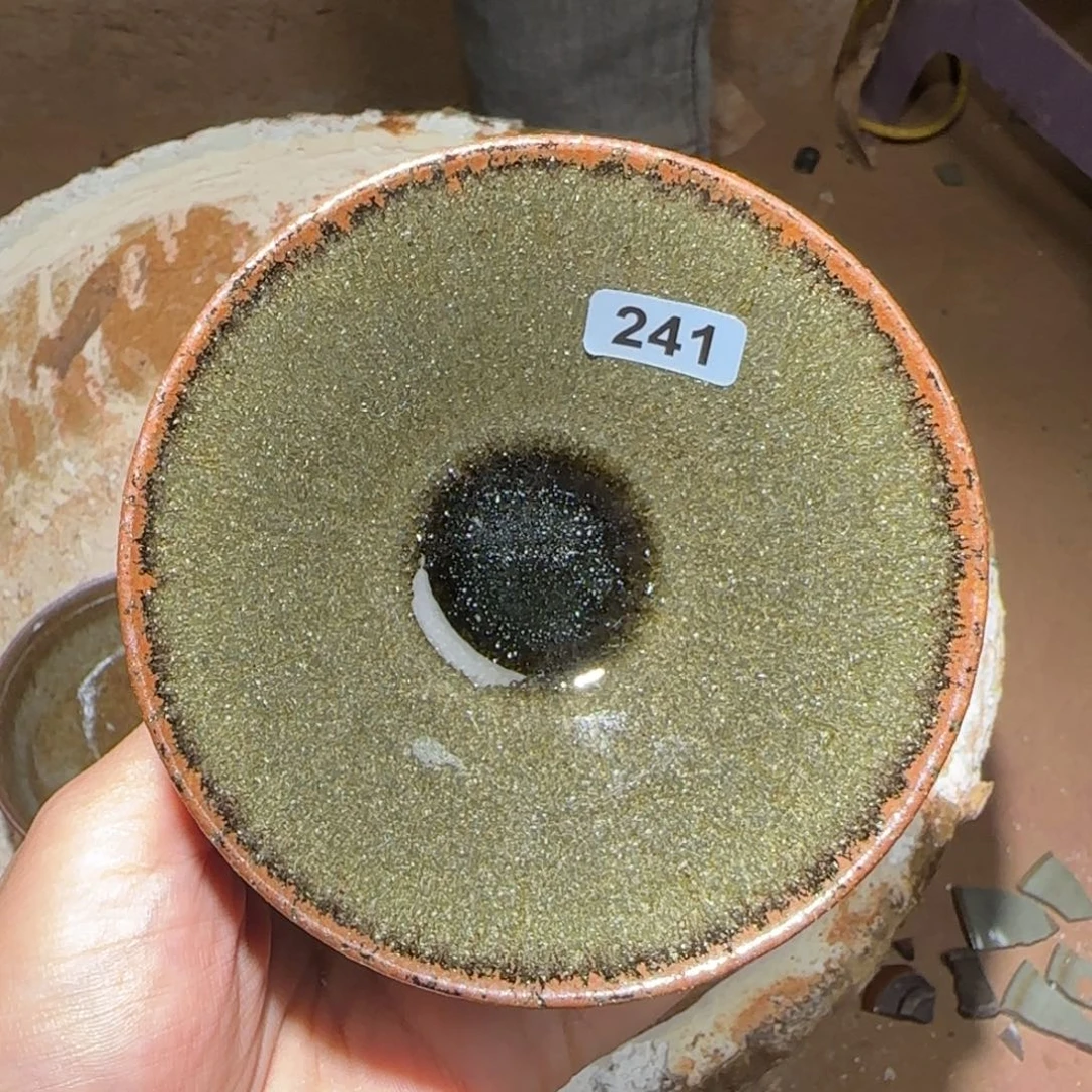 茶盏龙窑柴烧原矿原釉241