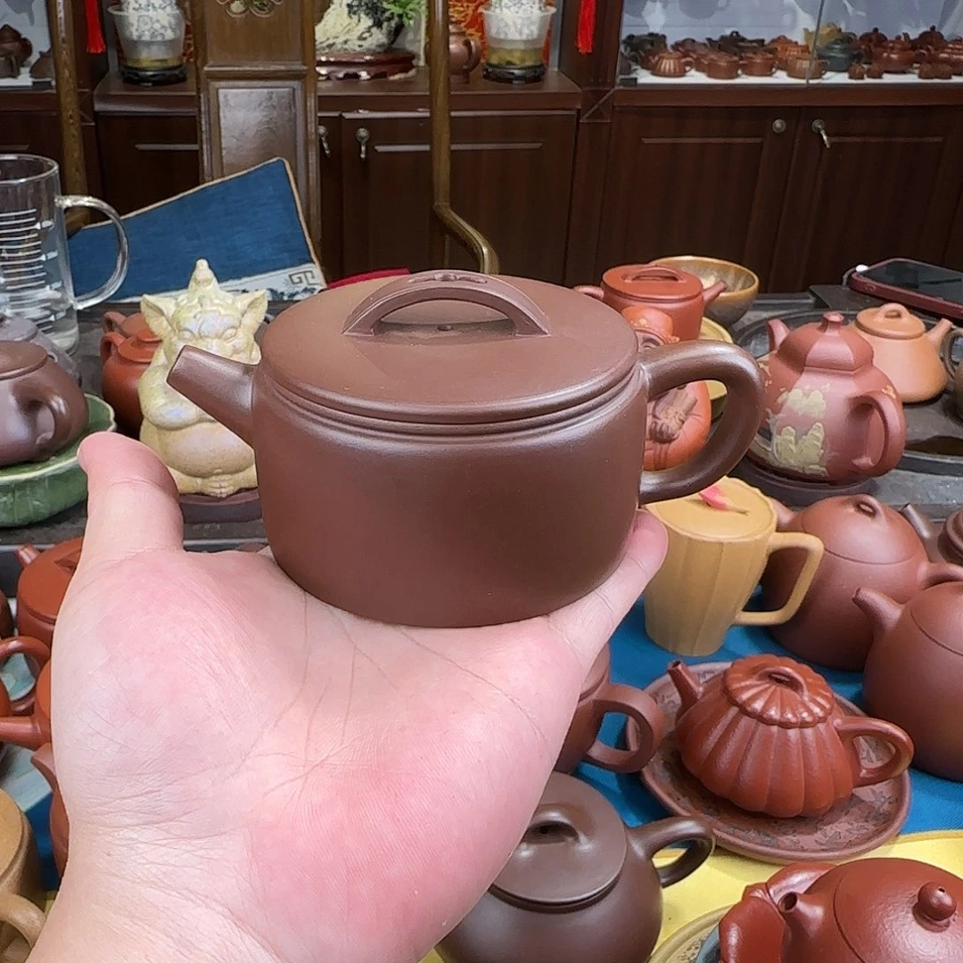 紫砂茶壶汉瓦底槽清