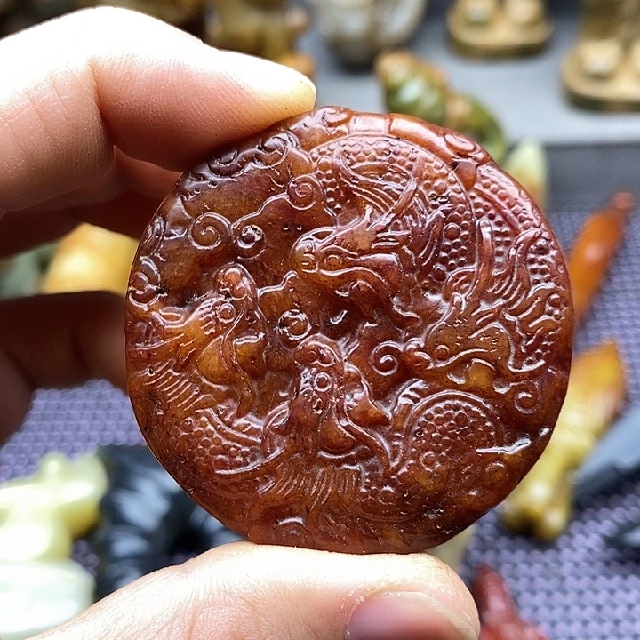未镶嵌蛇纹石玉颈饰
