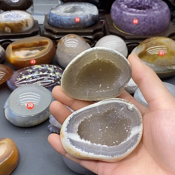 紫晶未镶嵌摆件聚宝盆