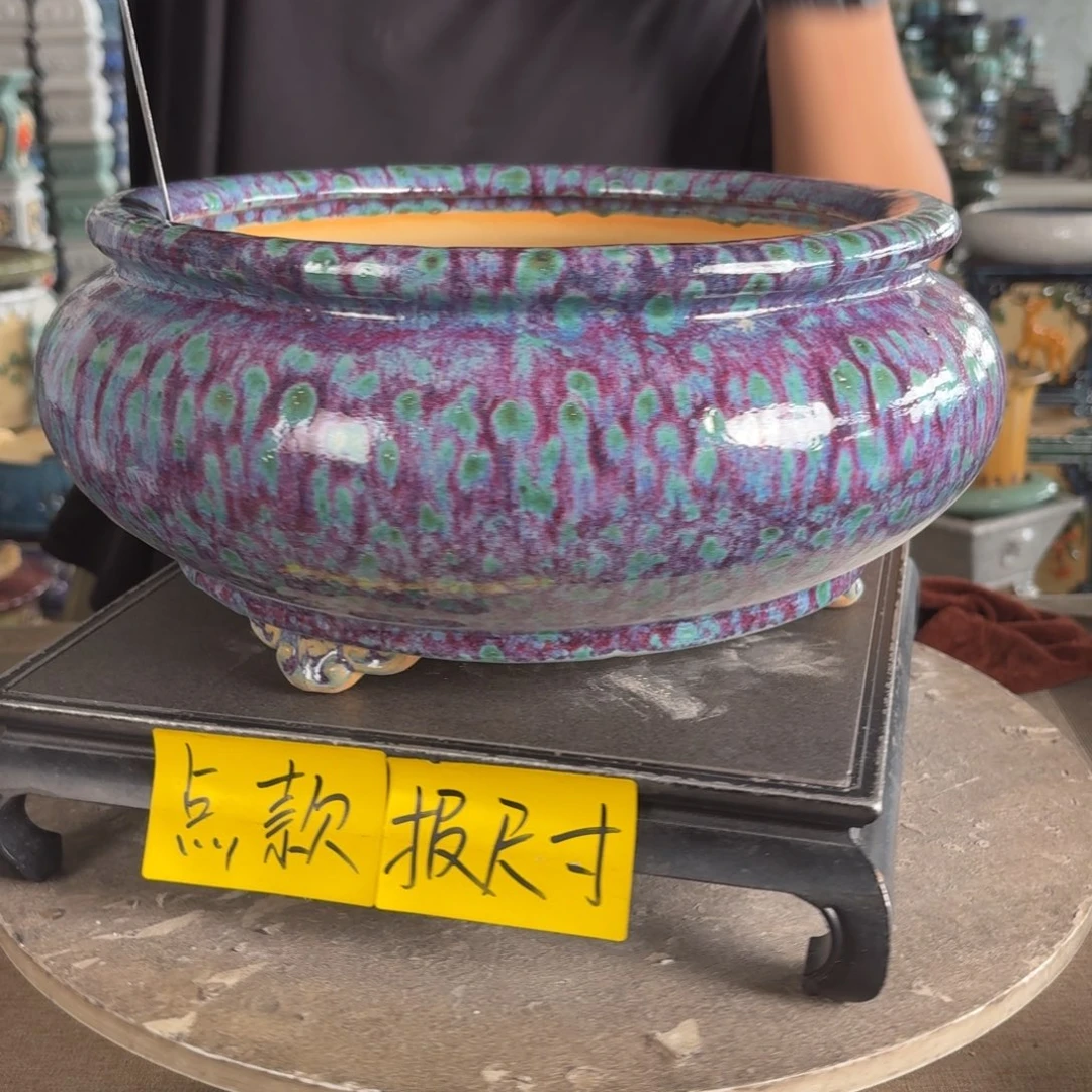 。一风堂石湾花盆 内25^11