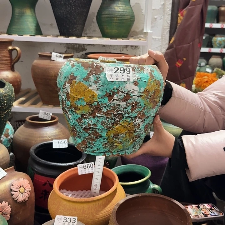 23彩绘高度21口径20