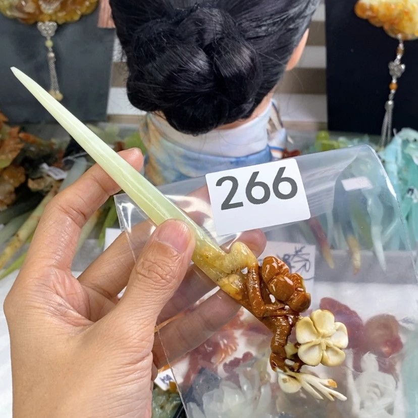 【闪购商品】岫玉发饰未镶嵌等****)