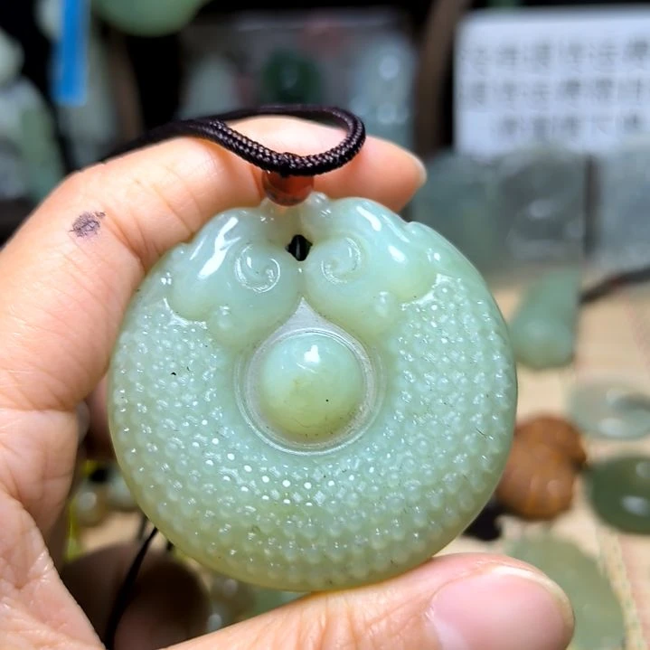 岫玉未镶嵌吊坠(不含链)用****3