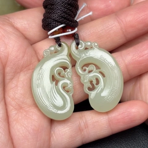 和田玉挂件未镶嵌缘*