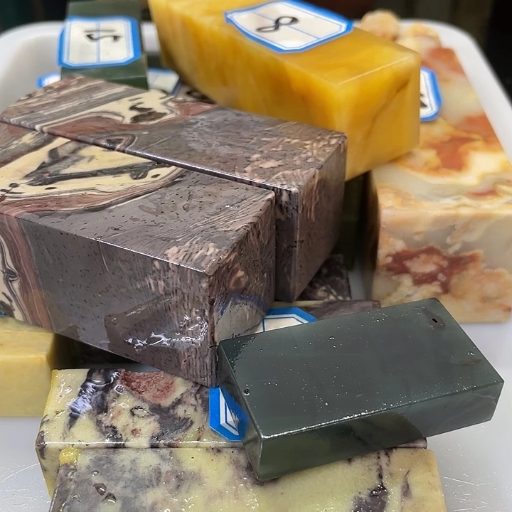 青田石冰*混合各种石