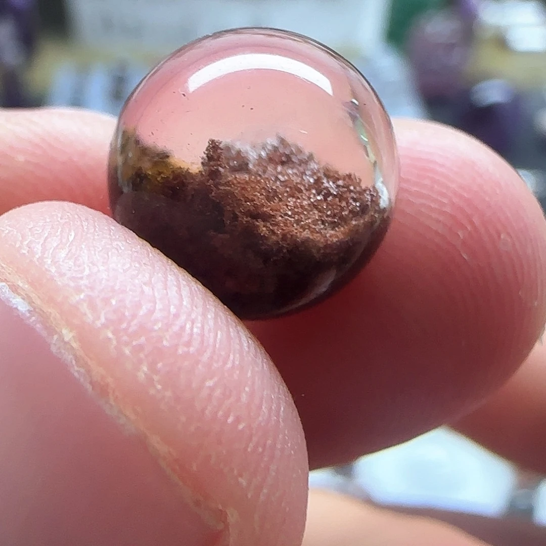 珠宝半成品水晶未镶嵌12.2mm