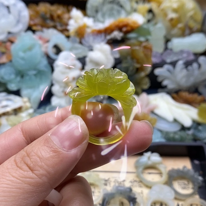蛇纹石玉合金颈饰