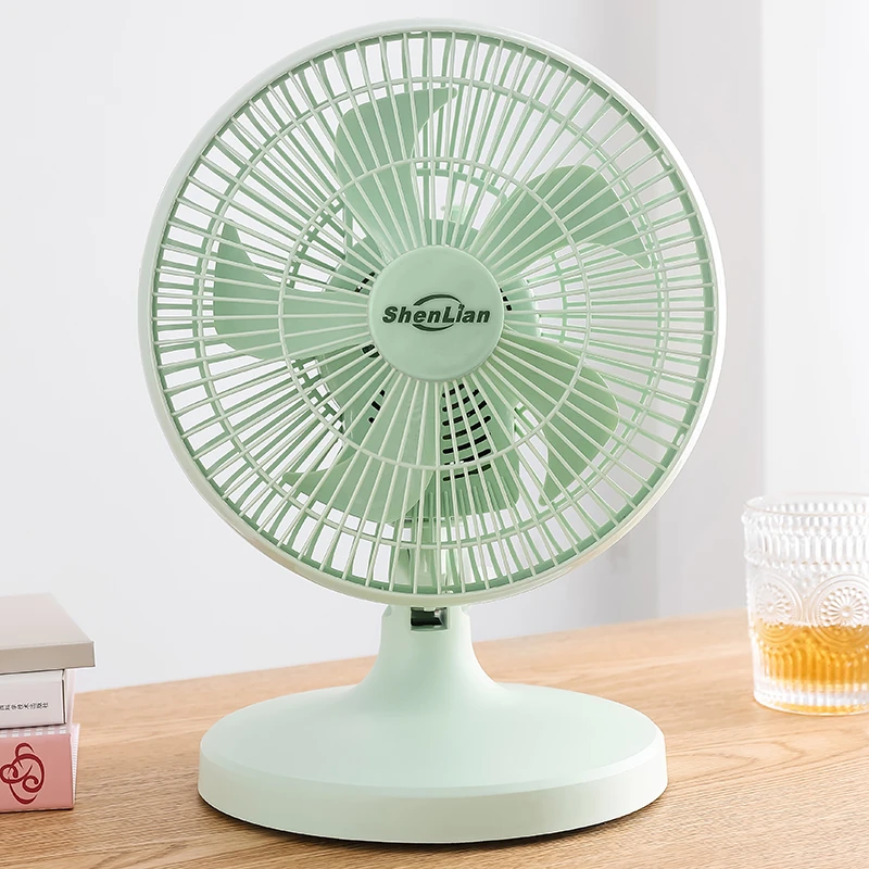 插电小风扇办公室桌面台式空气循环扇学生宿舍床上小型电风扇家用