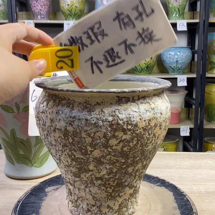 景德镇高温陶瓷花盆