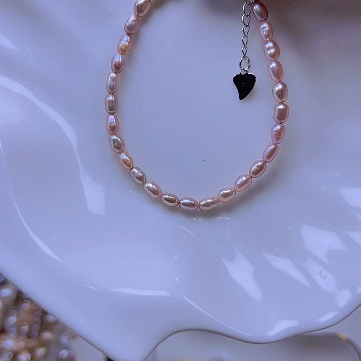 淡水珍珠手绳合金