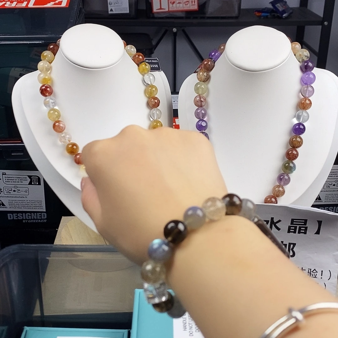 水晶银S925镶嵌手链