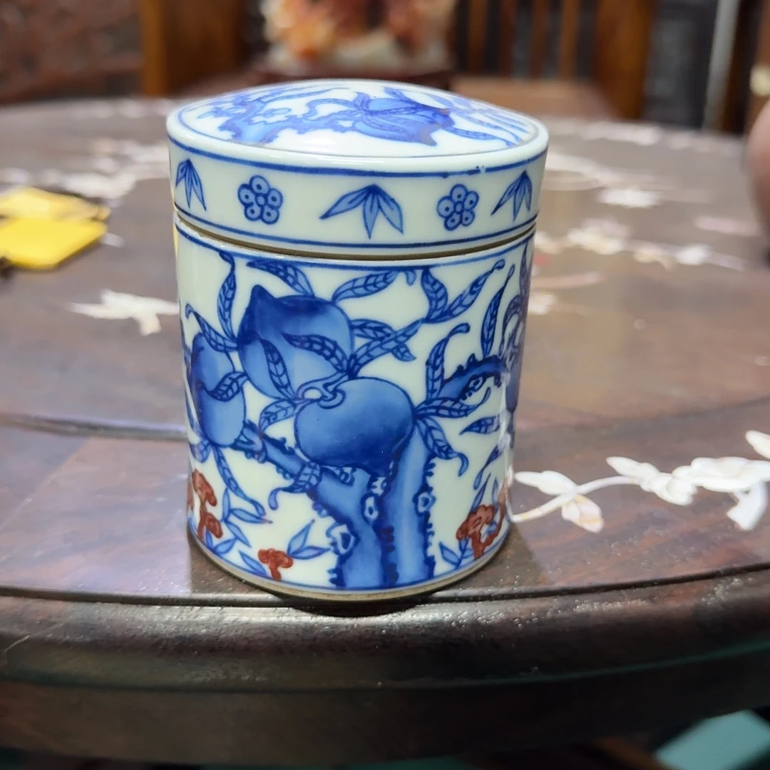 手工手绘茶叶罐超级福利超级福利