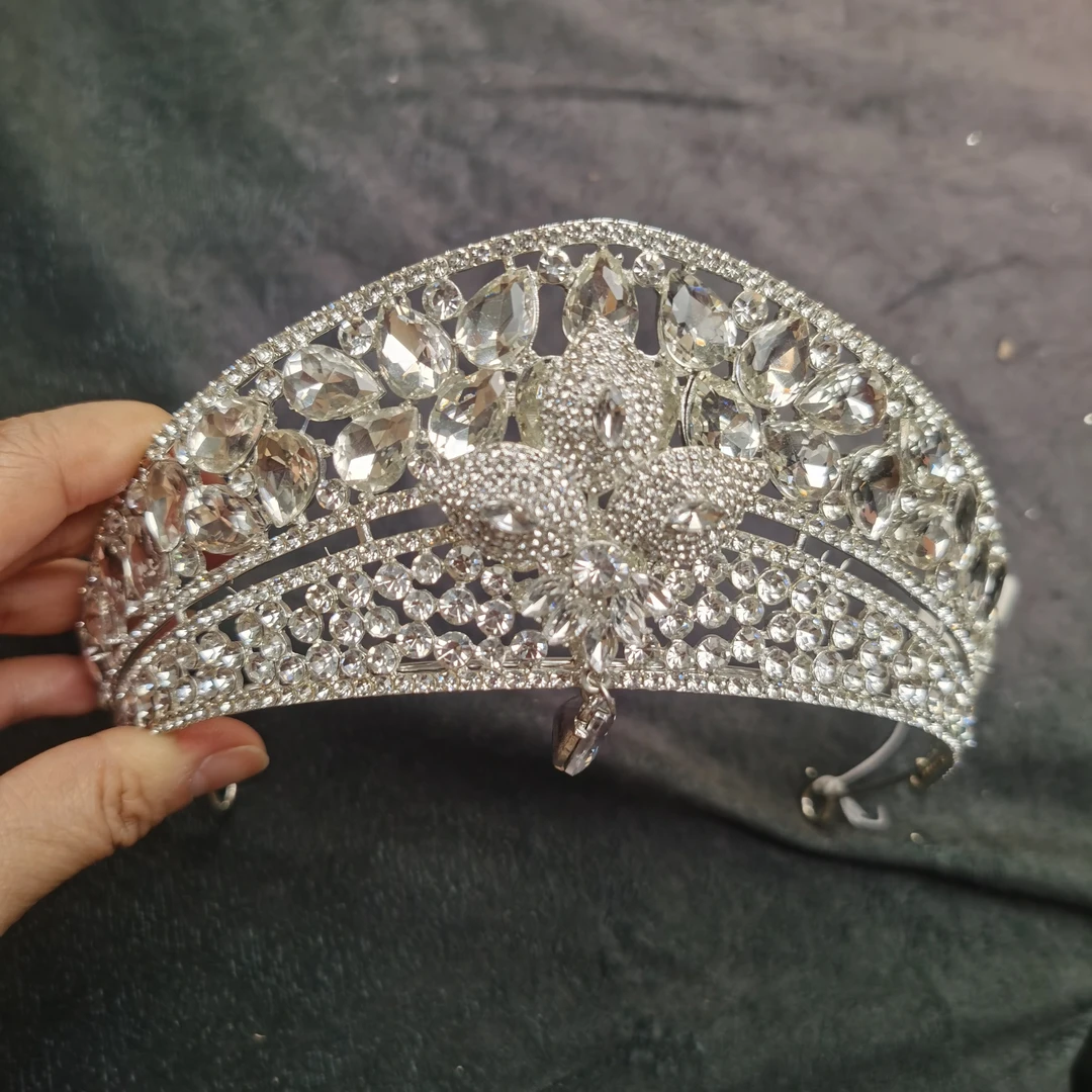 合金仿水晶婚庆饰品 00699新娘头饰