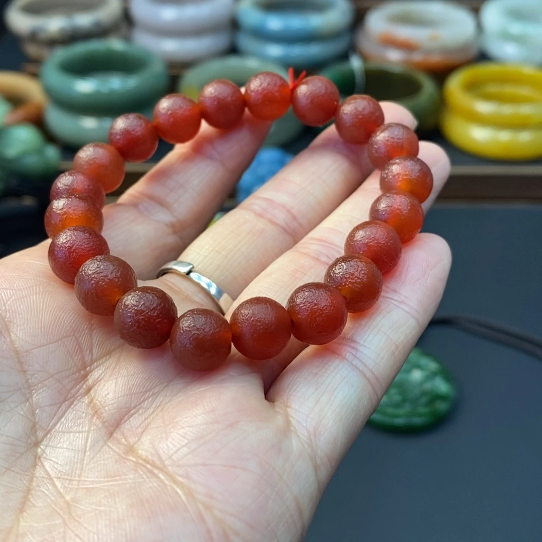 玛瑙/玉髓未镶嵌手链1.0