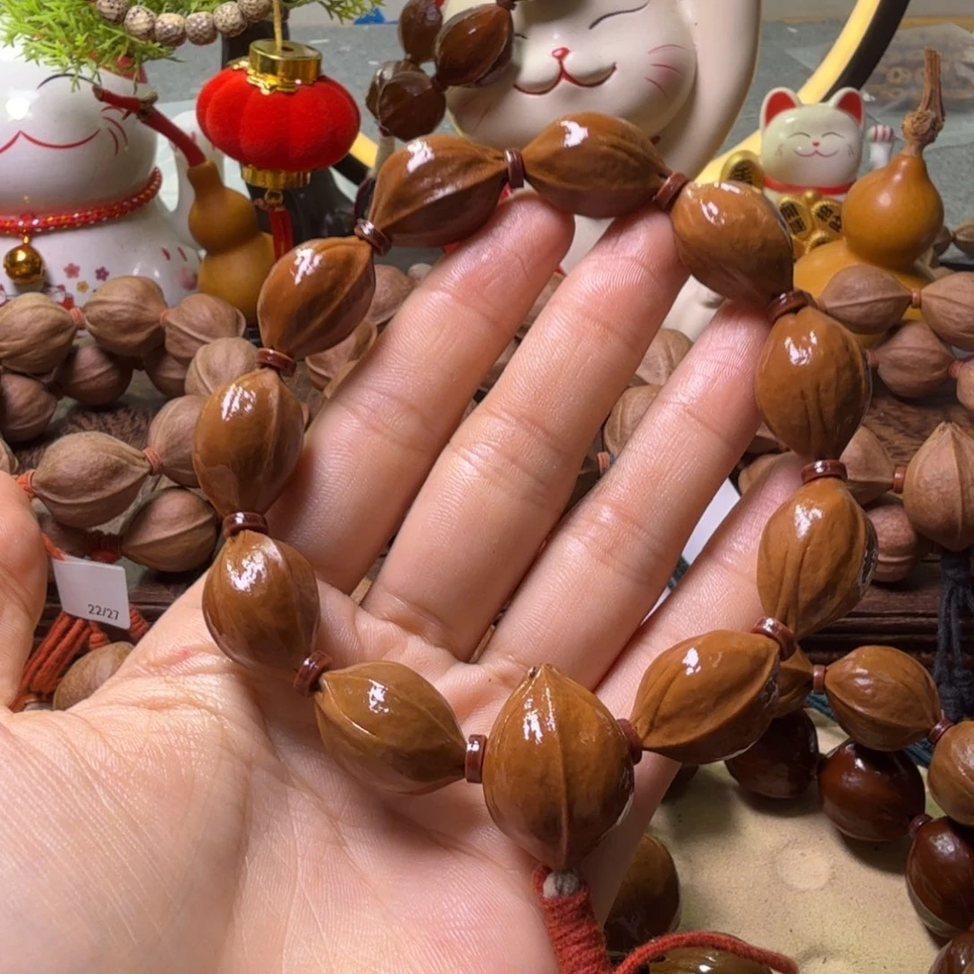 橄榄核手串/手链梅林铁核1523加三通