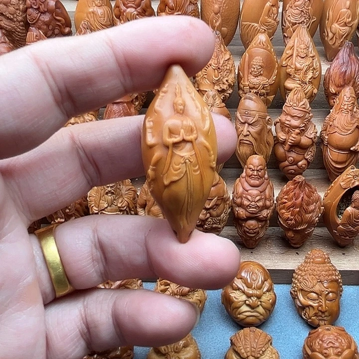 凡***子橄榄核吊坠20观音