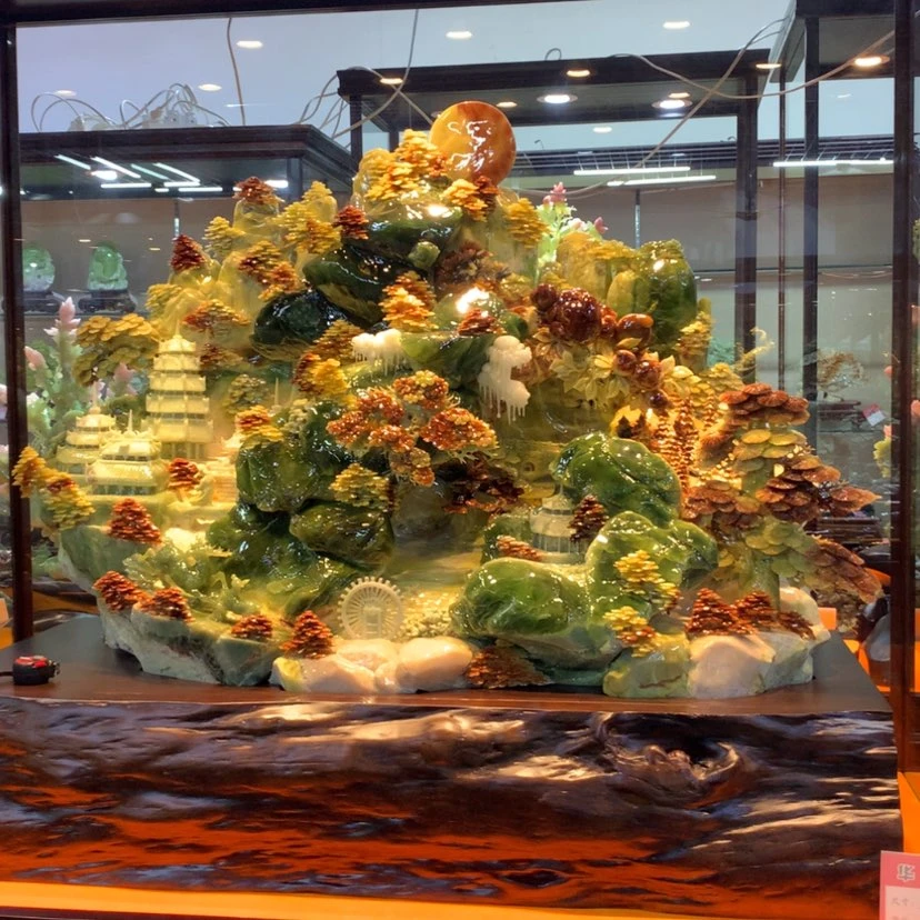【闪购商品】未镶嵌蛇纹石玉摆件覆膜