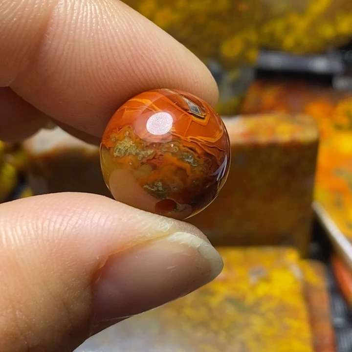 玛瑙/玉髓颈饰未镶嵌子*