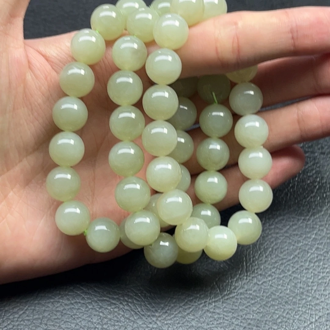 手链未镶嵌和田玉且末料卡12手串拍一发一