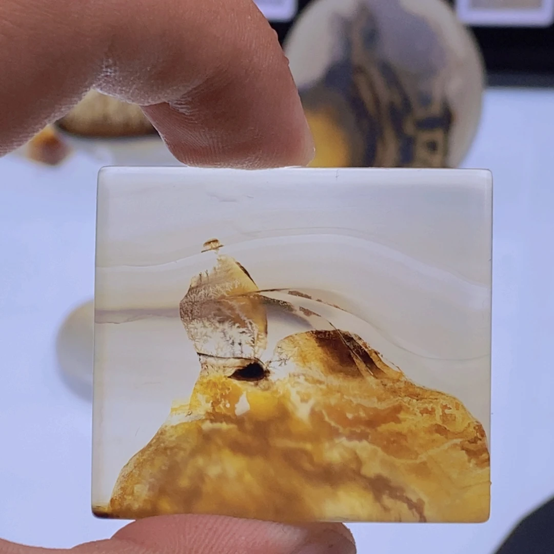 玛瑙/玉髓未镶嵌吊坠(不含链)213