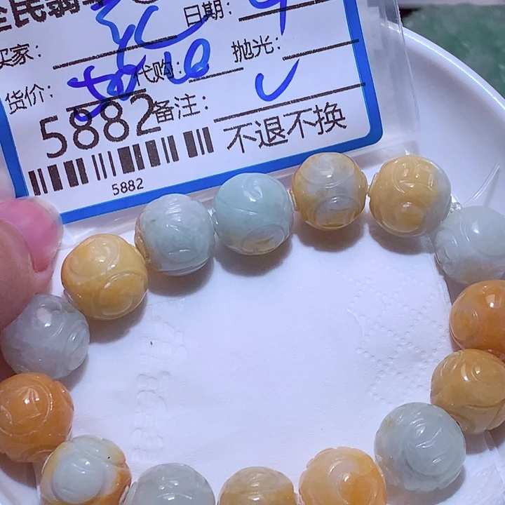 灵***儿翡翠未镶嵌颈饰fg