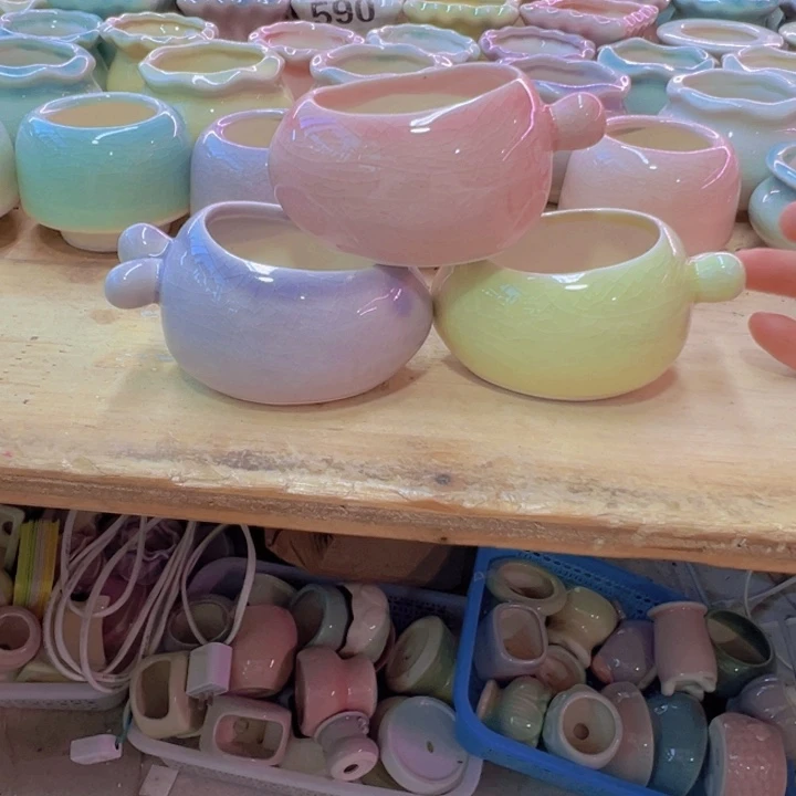 陶瓷花盆当场凑满12包邮