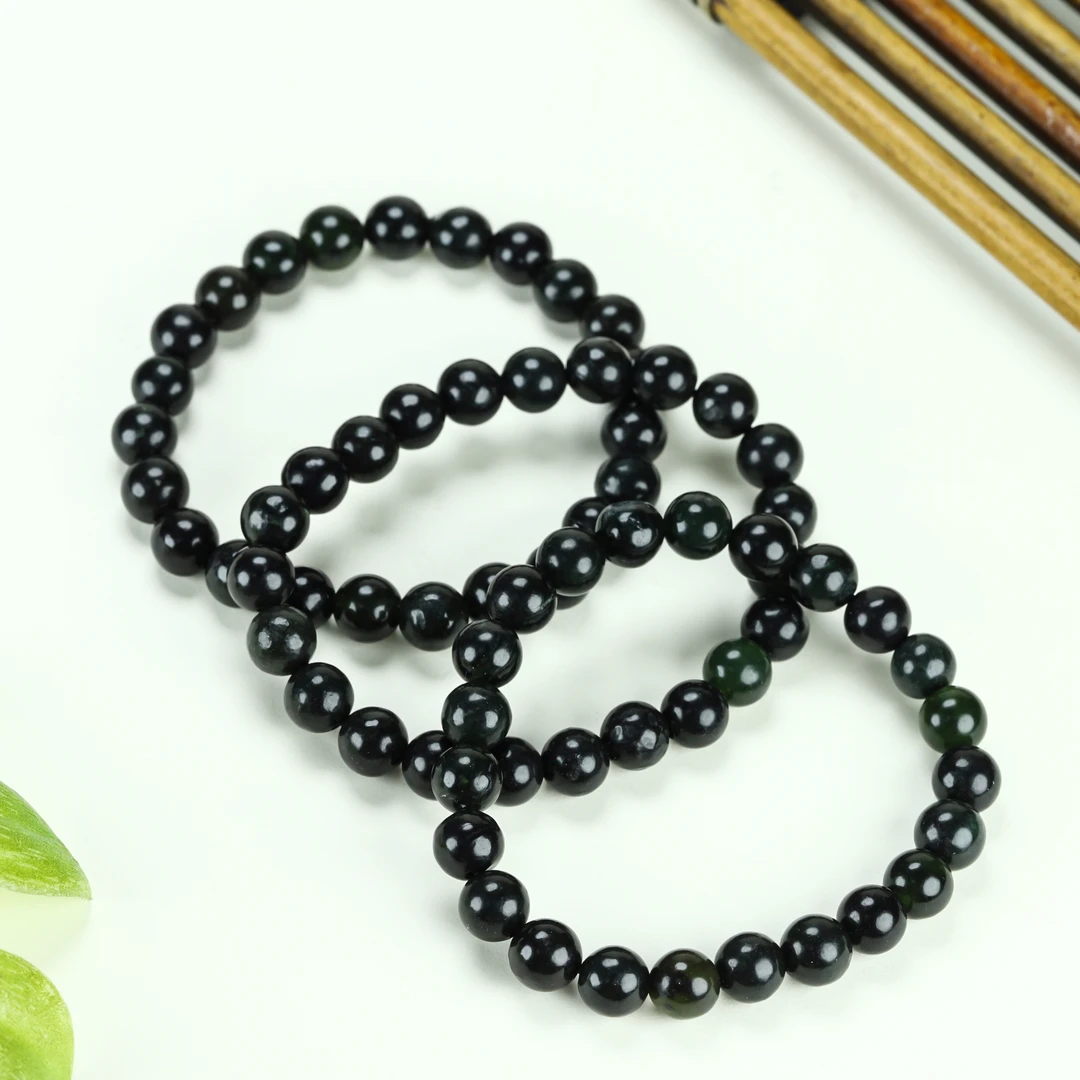 天然 药王石 卡8mm手串