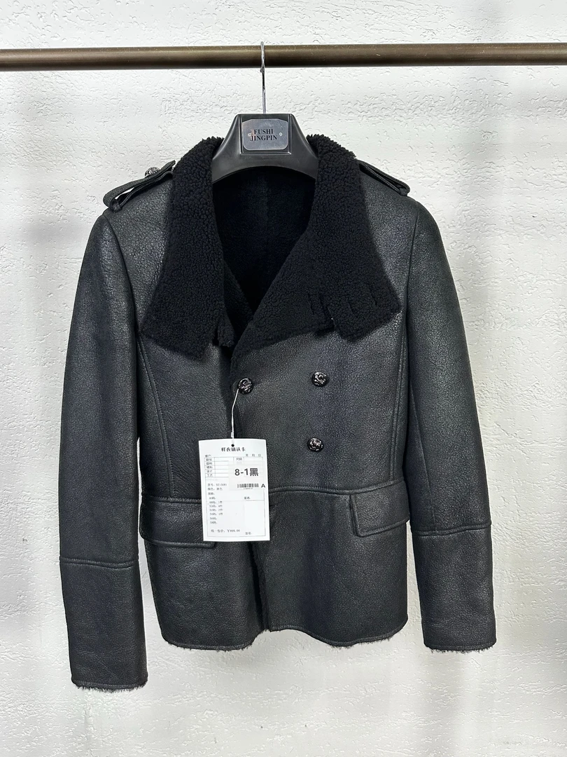 899男士休闲真皮皮草