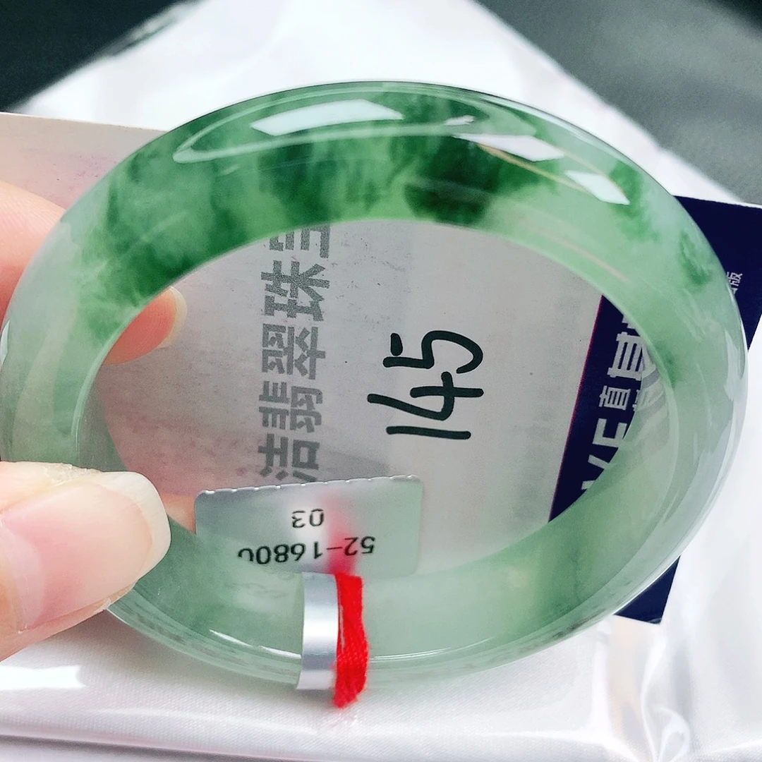 翡翠未镶嵌手镯缅甸天然A货翡翠手镯