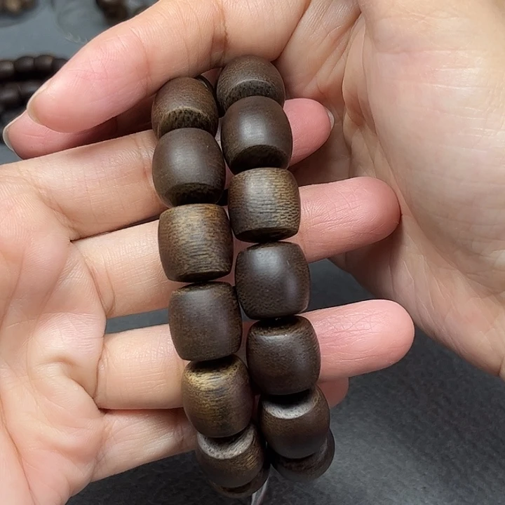 水***月沉香沉香碎屑白棋玉化1.4