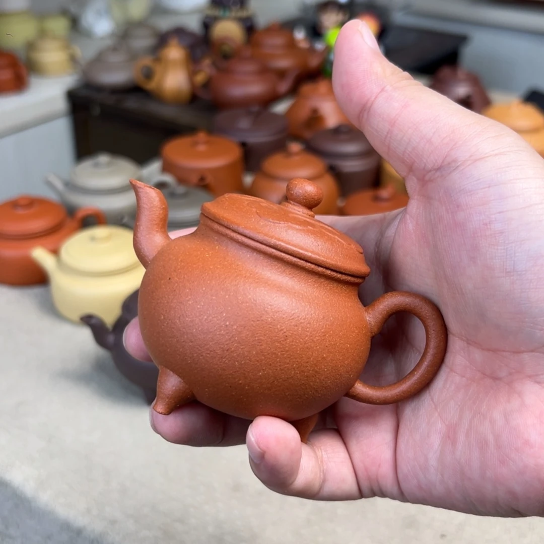 茶壶紫砂花**花紫砂壶等