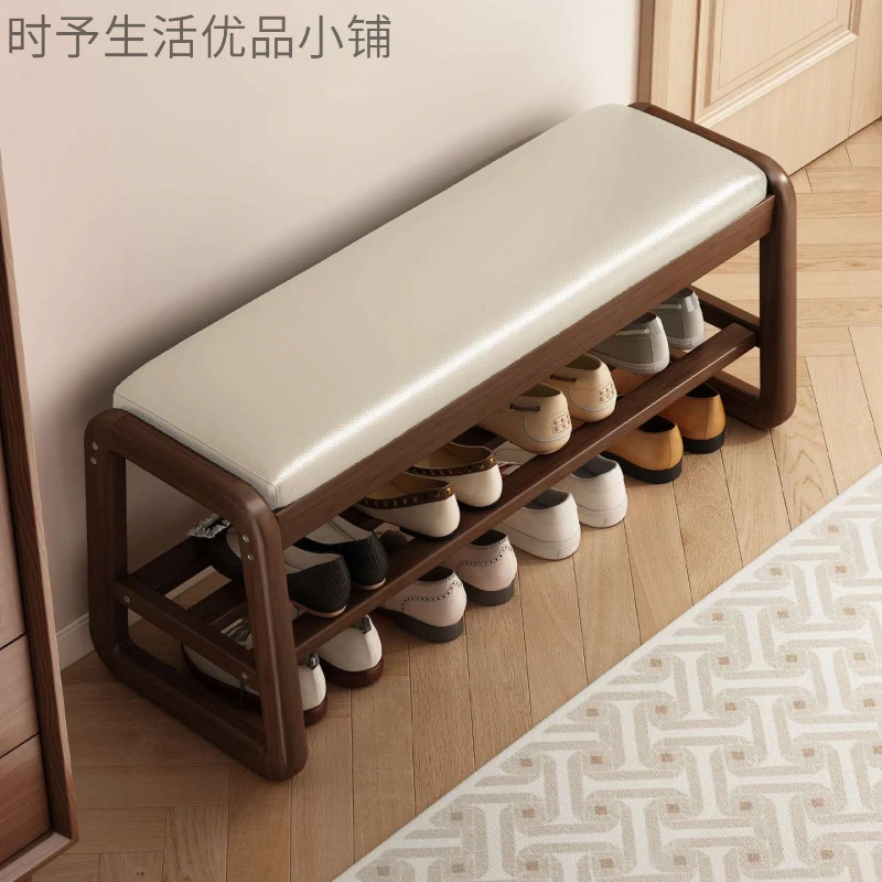 新疆西藏包邮实木换鞋凳门口家用穿鞋凳入户进门可坐鞋柜坐凳一体