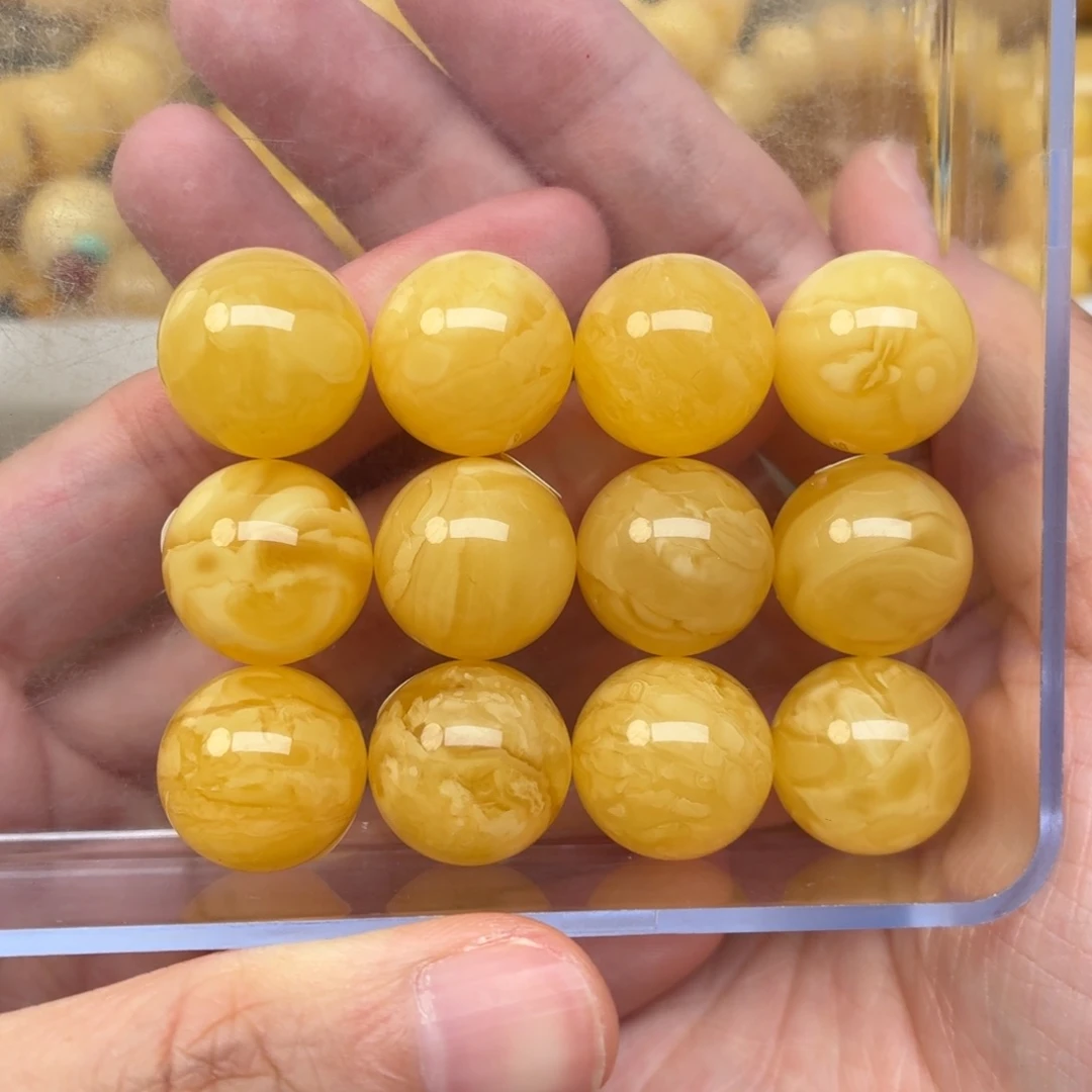 未镶嵌蜜蜡裸石16+蜜蜡手串