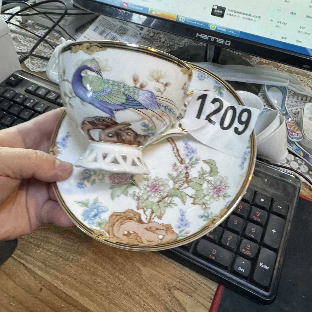 外贸尾单陶瓷餐具1209号