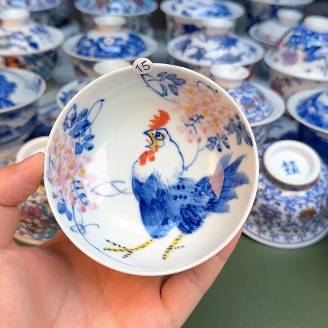 彦祖纯手工手绘茶具15