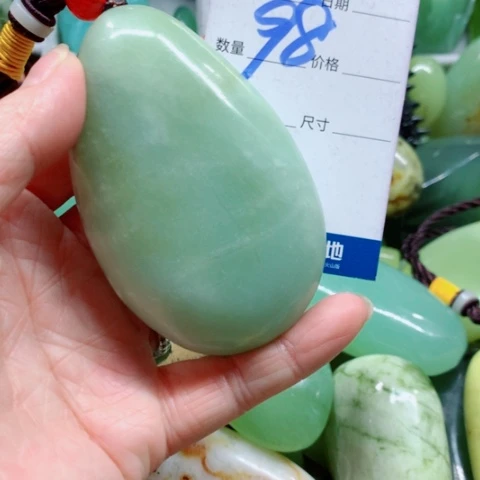 蛇纹石玉未镶嵌手把件