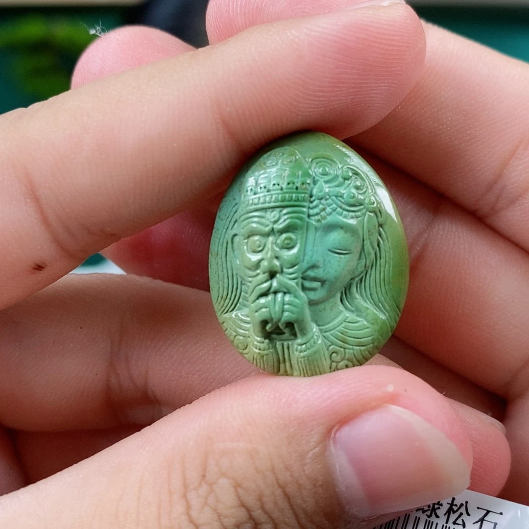 未镶嵌绿松石珠宝奇石