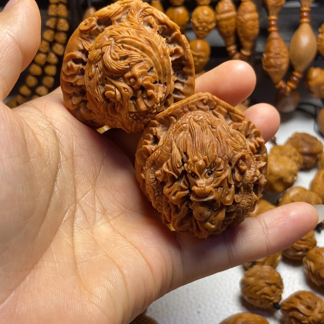 【闪购商品】橄榄核手串/手链钰**衣龙凤核桃